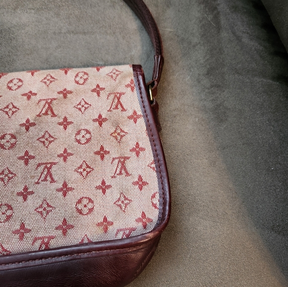 Rare Louis Vuitton Pink Monogram Denim Shoulder bag - Picture 9 of 13